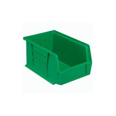 Quantum Storage Systems Hang & Stack Storage Bin, Green, 12 PK QUS221GN